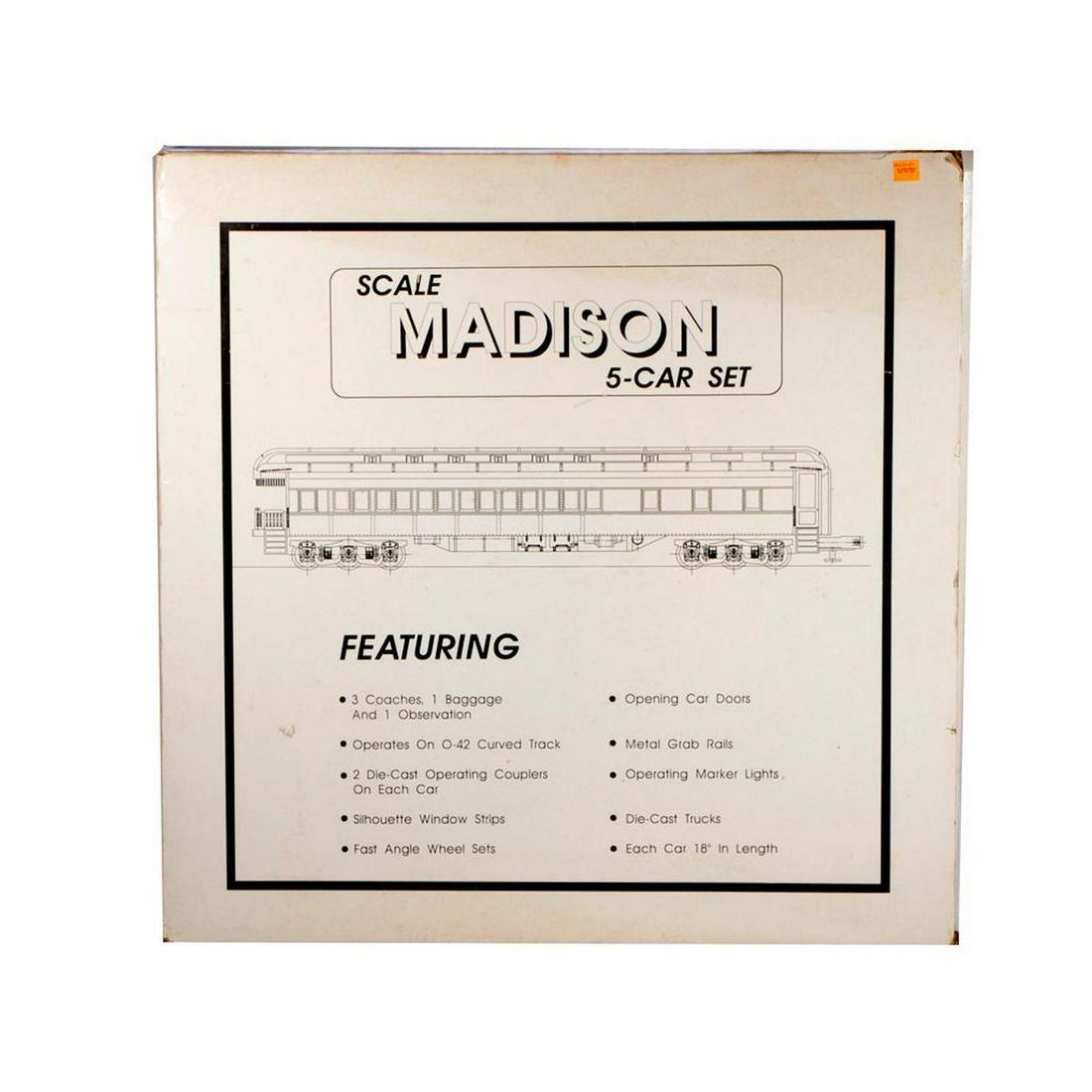 Scale Maddison 5 Car Set/70' SP Daylight Colors in original box (1 of 1)