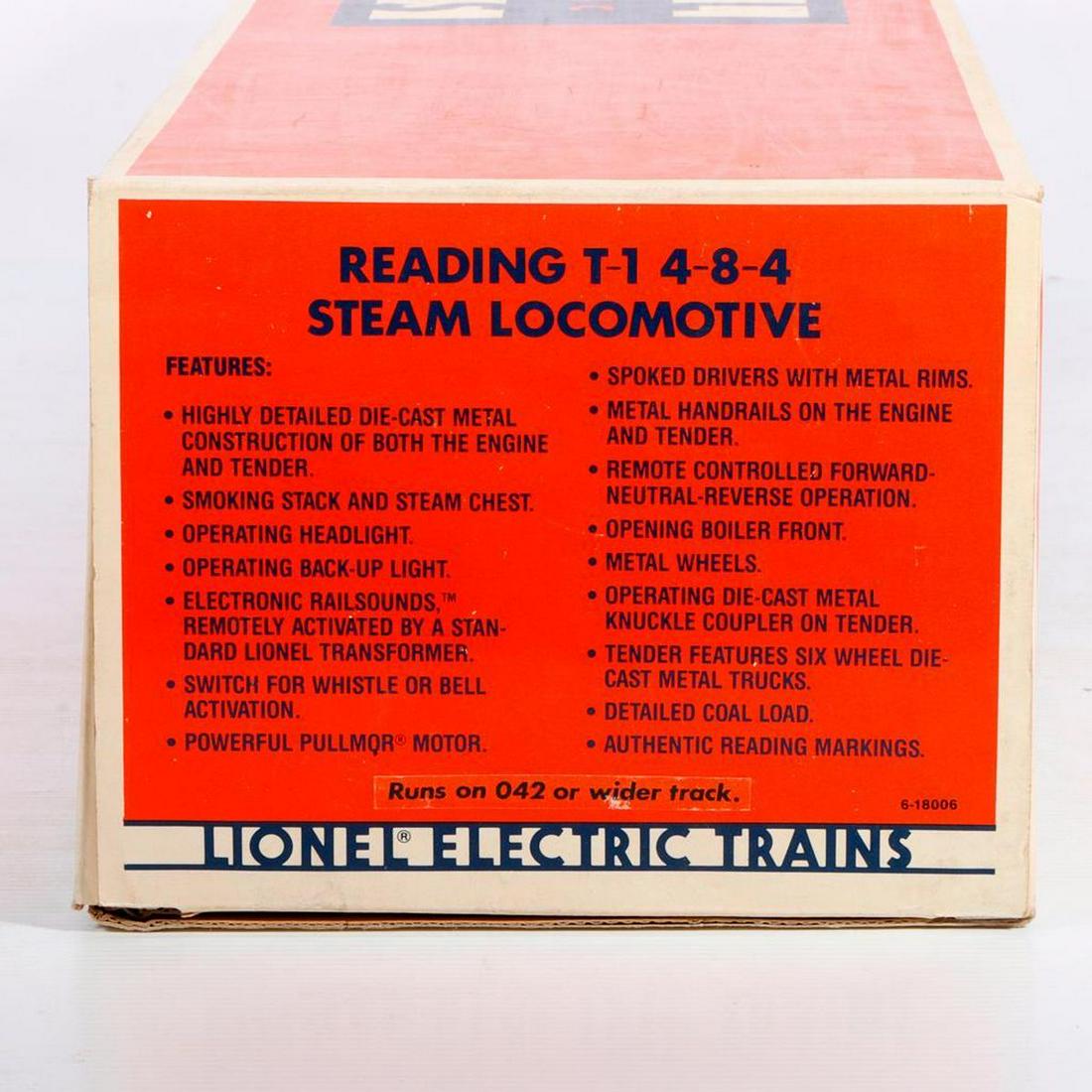 Lionel 6-18006 Reading T-1 4-8-4 Steam Locomotive and Tender with original box (1 of 2)