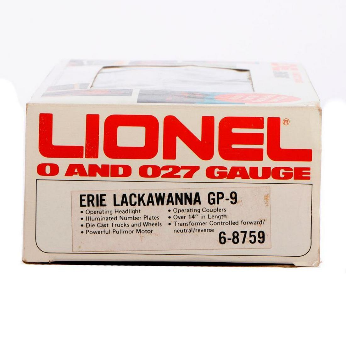 Lionel 6-8759 Erie Lackawanna GP-9 Diesel Locomotive: Lionel 6-8759 Erie Lackawanna GP-9 Diesel Locomotive in original packaging