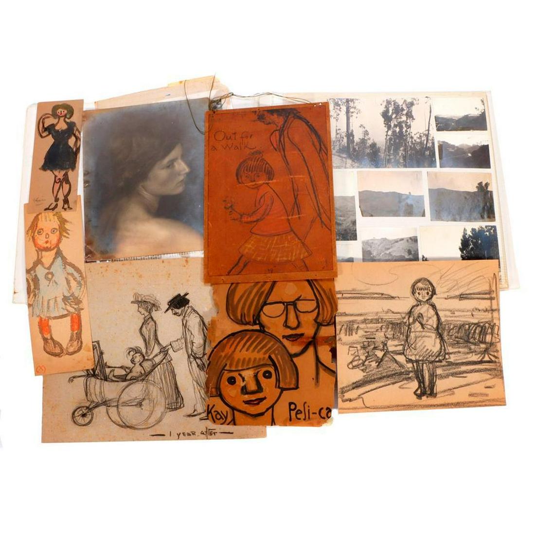 Xavier Martinez Family Photo Album, with Artwork. (1 of 11)