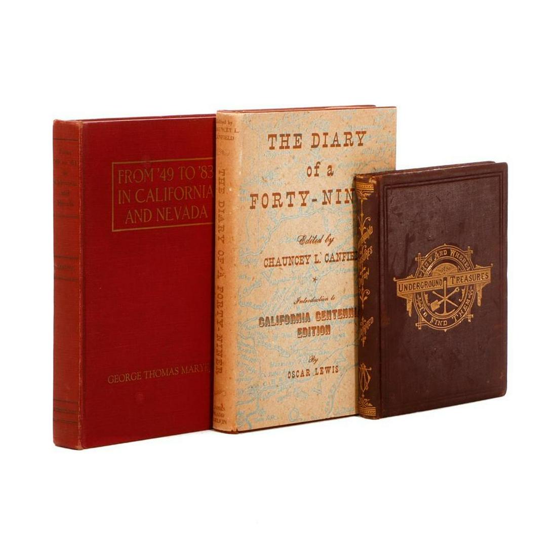 Three Vols. on Mining/Forty-Niners. (1 of 4)