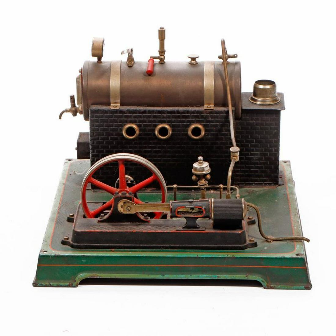 Doll et Cie. Toy Stationary Steam Engine. (1 of 2)
