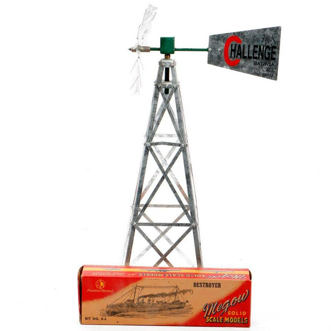Megow K-6 Kit: Destroyer and Galvanized Steel Windmill (1 of 2)