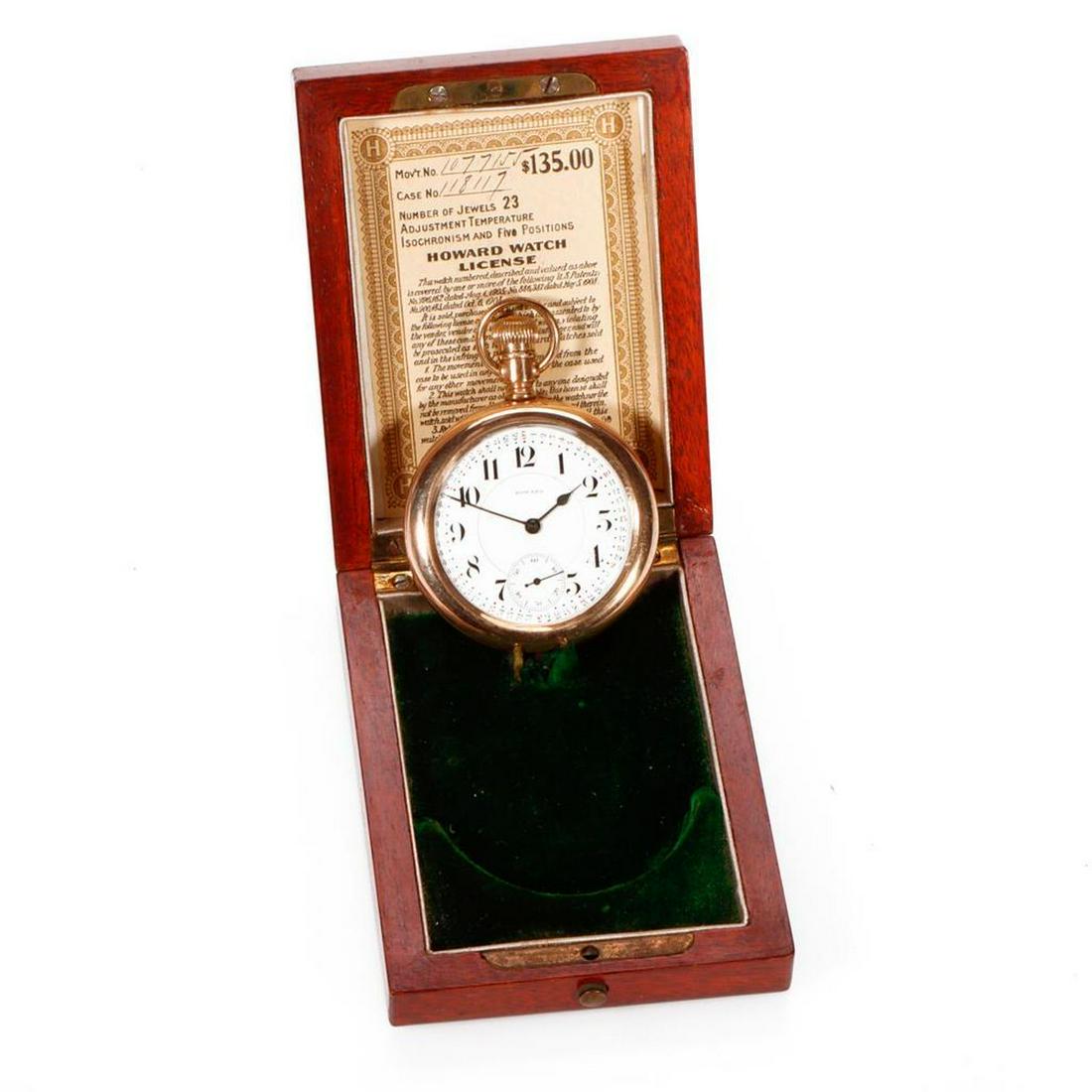 E. Howard GF Keystone Railroad Grade Pocketwatch (1 of 5)