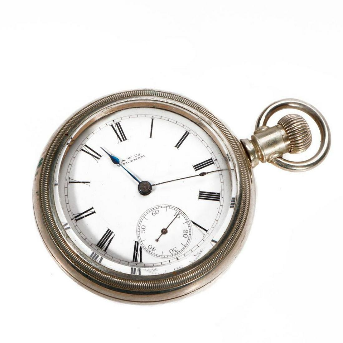 Waltham PS Bartlett Silveroid Pocketwatch, circa 1890 (1 of 2)