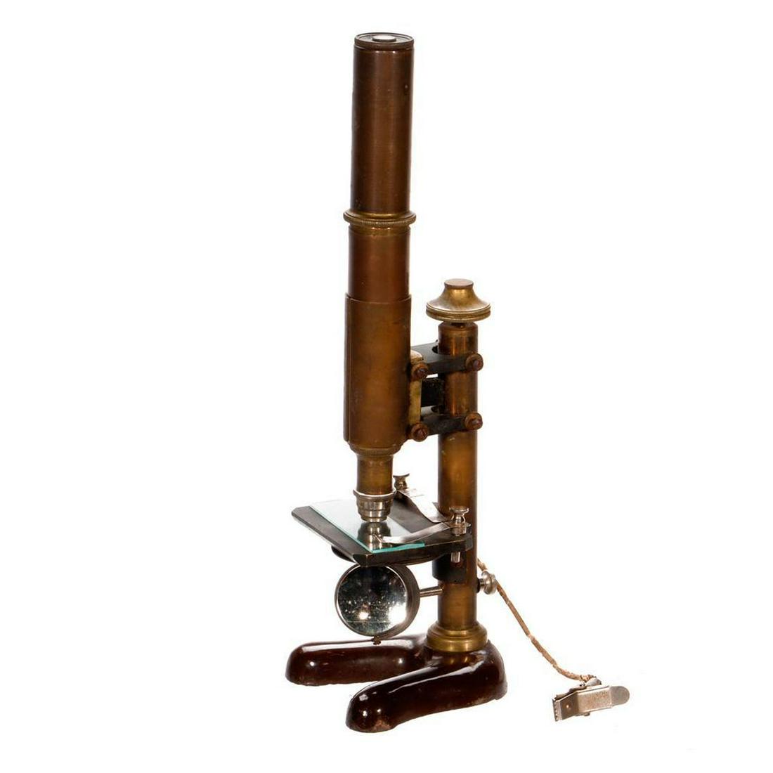 Japanese Brass Field Microscope. (1 of 4)