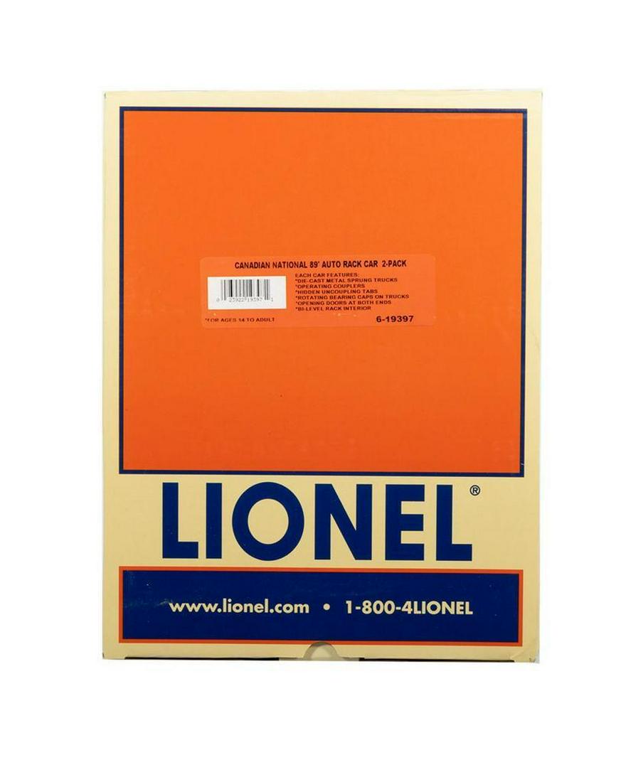 Lionel 6-19397 O Gauge Canadian National 89' Auto Rack Car 2-Pack (1 of 4)