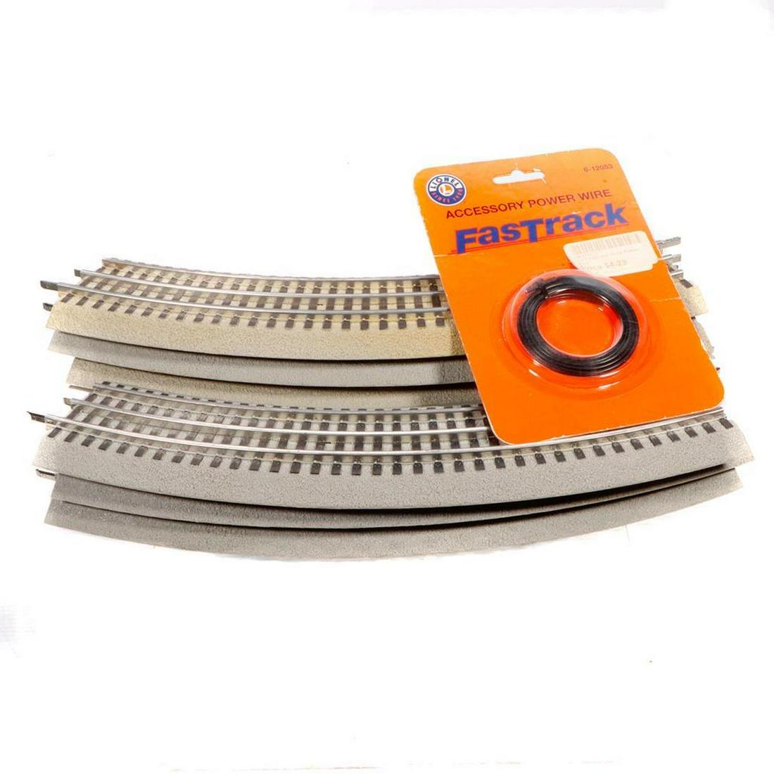 Lionel O-36 FasTrack & Accessory Power Wire: Eight Sections Lionel 0-36 Fastrack 6-12053 Accessory Power Wire on unopened card.