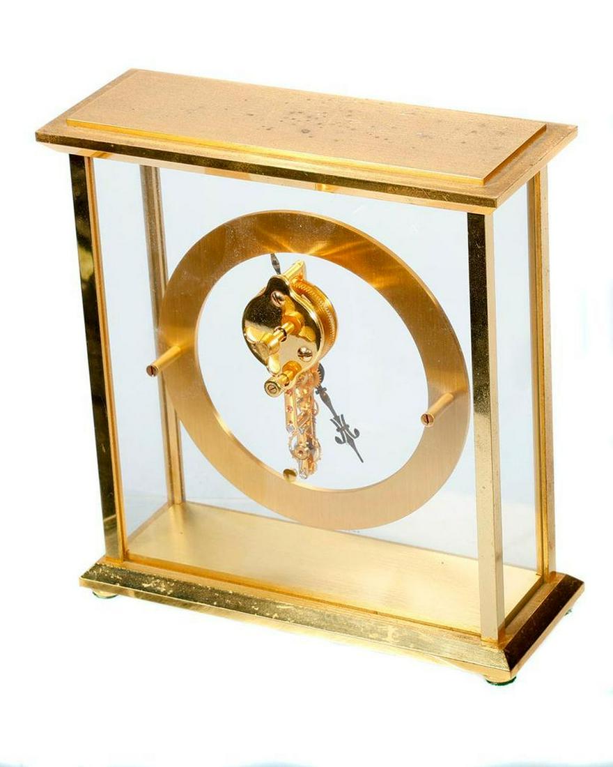Jaeger Le Coultre Brass Desk Clock. (1 of 2)