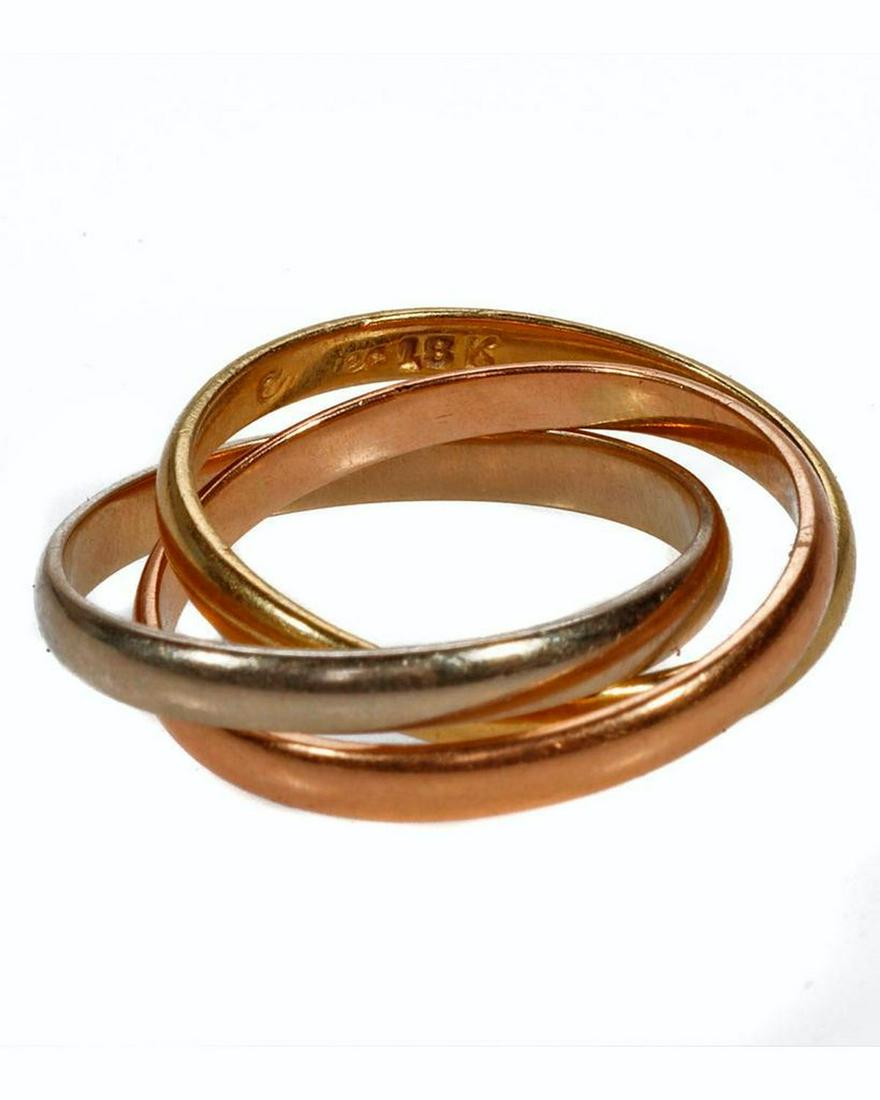 18k tri-color gold rolling ring (1 of 1)