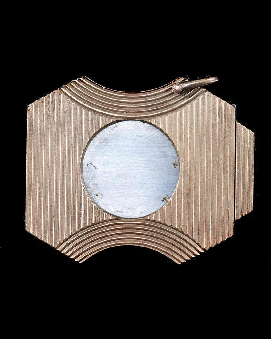 Retro 14k gold and steel cigar cutter, R&R (1 of 1)