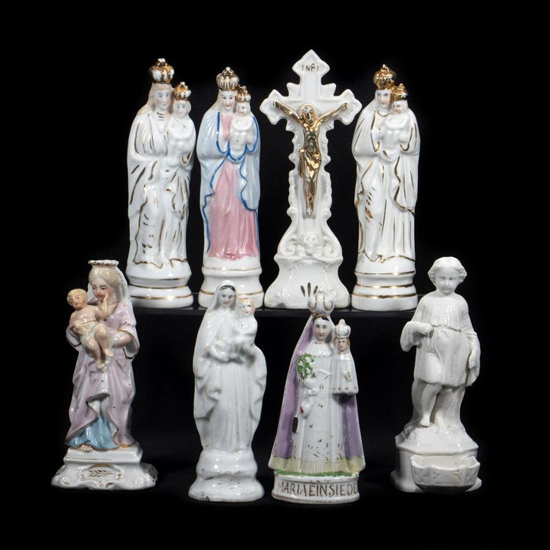 Group of 8 Porcelain Religious Figurines (1 of 3)