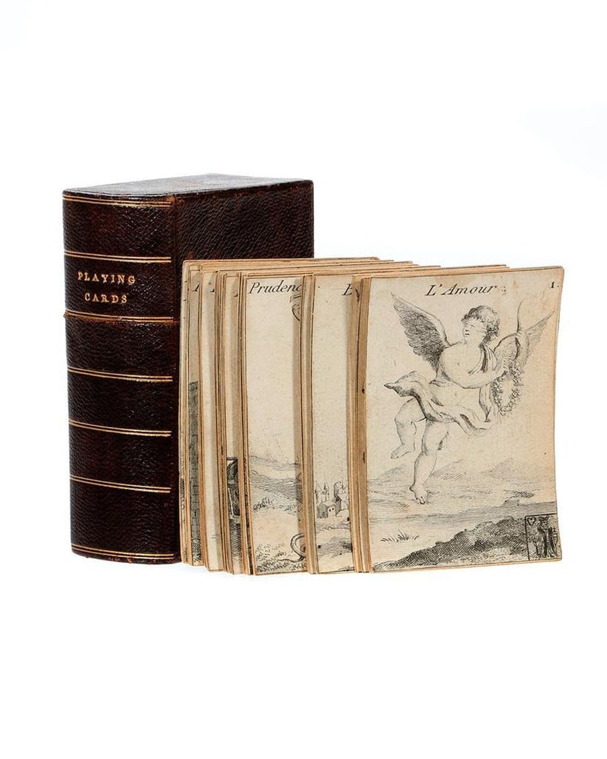 Set of late 18th C. French playing cards (1 of 5)