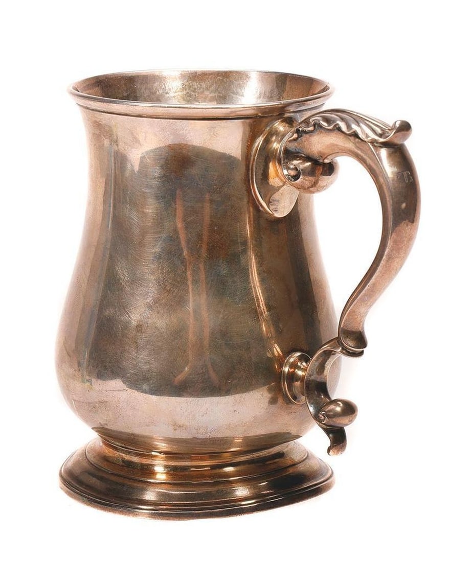 A George II Silver Cann. (1 of 3)