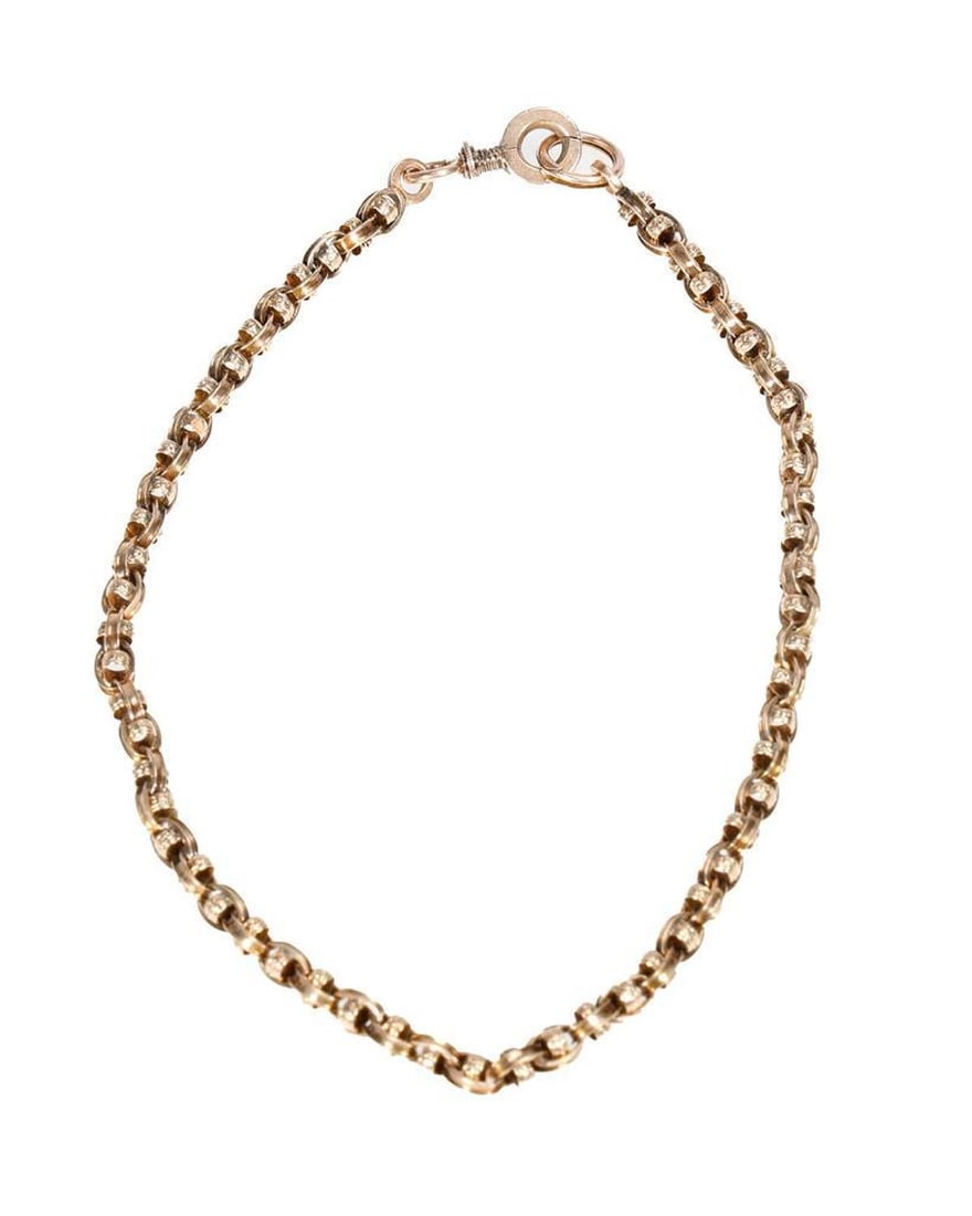 Antique 10k gold watch fob chain (1 of 3)