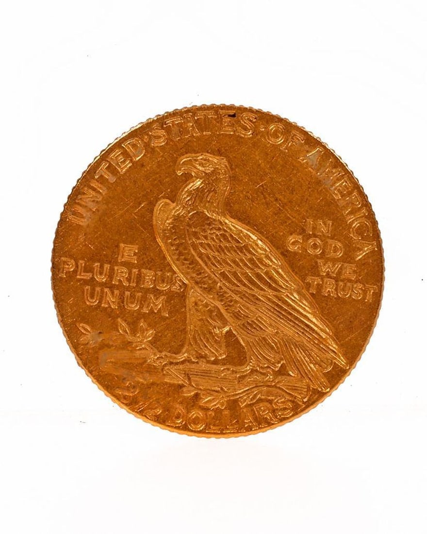 1909 Indian Head $2 1/2 Eagle Gold Coin (1 of 2)