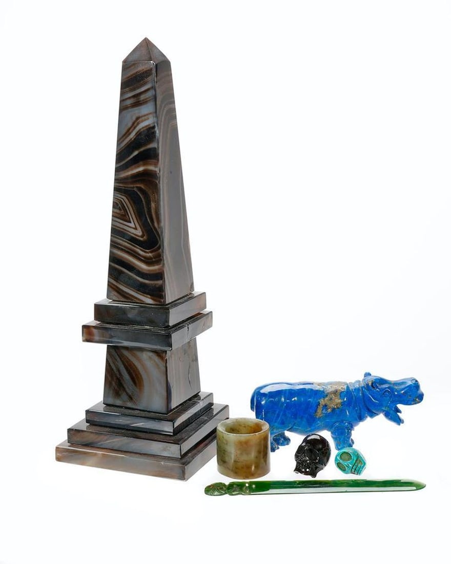 Group of hardstone objects (1 of 3)