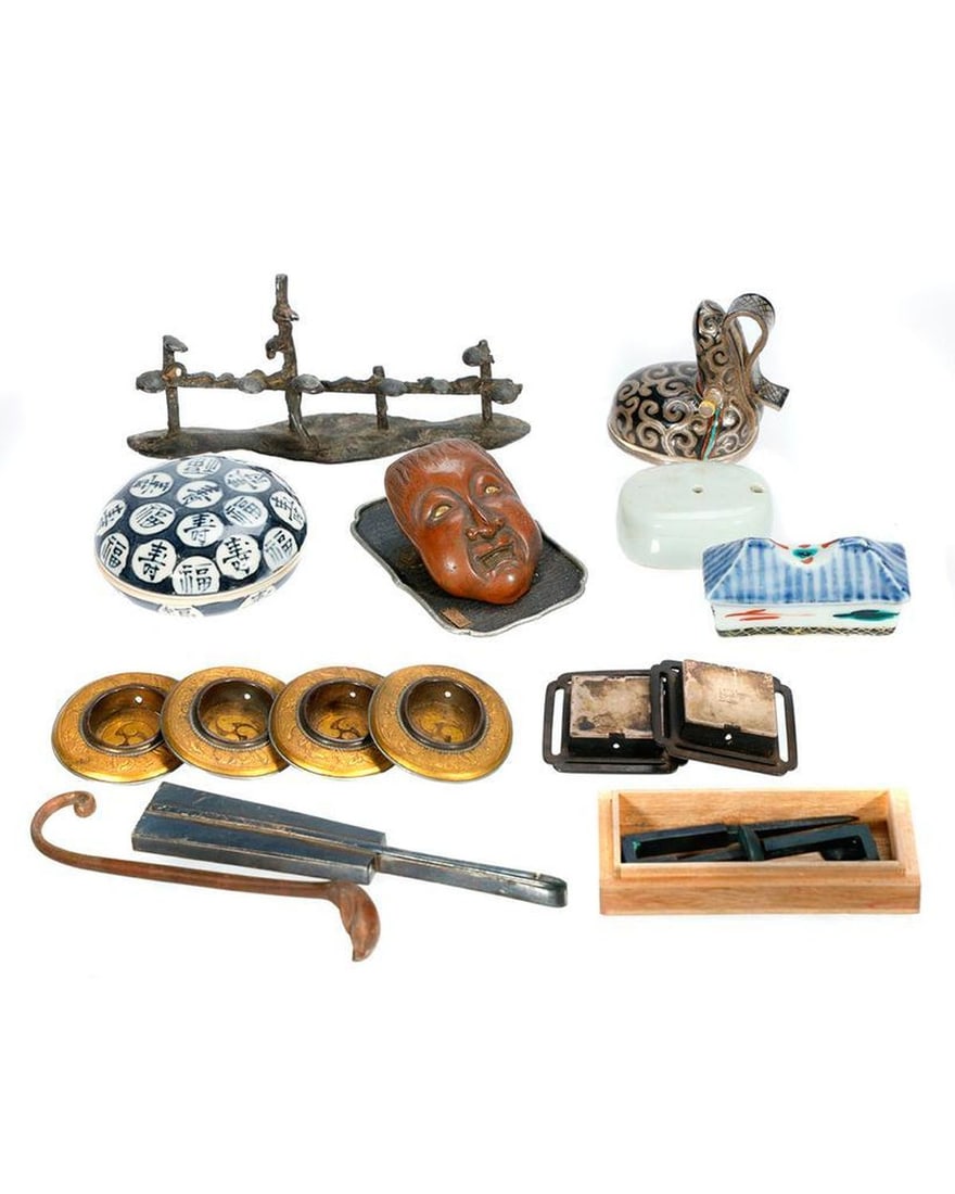 Collection of Small Japanese Porcelains/Works of Art. (1 of 4)