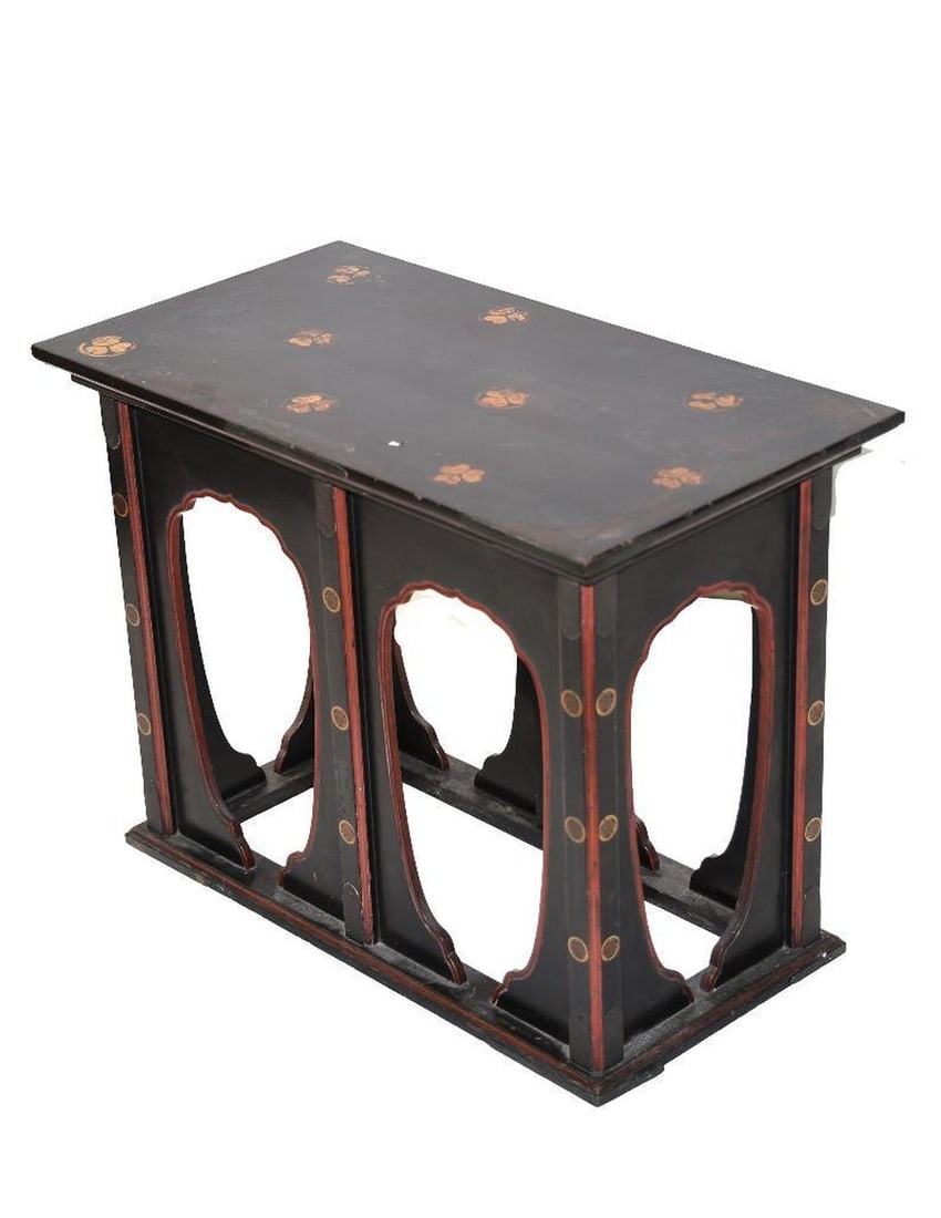 Japanese Lacquered Buddhist Stand, Late 18th Century. (1 of 2)