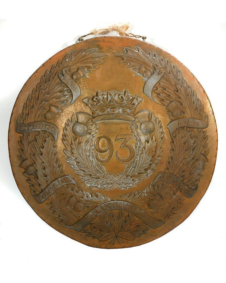 Military Battle Commemorative Gong. (1 of 2)