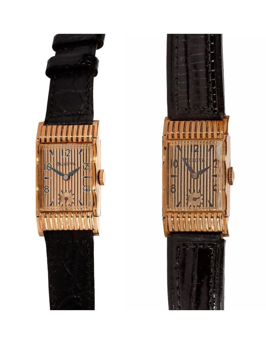 Two Vintage Bulova Academy Award Men's Watches (1 of 3)