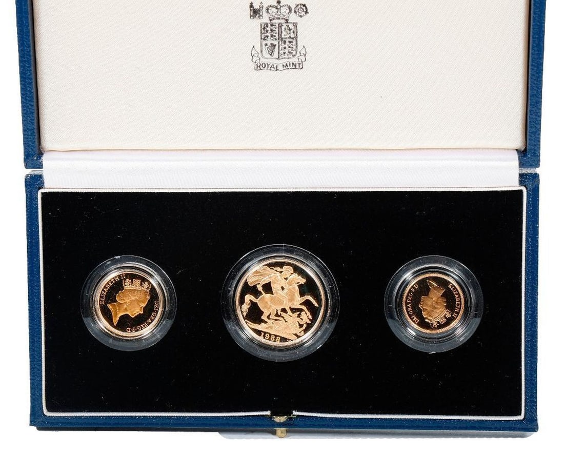 United Kingdom 1988 Gold proof box set (1 of 3)