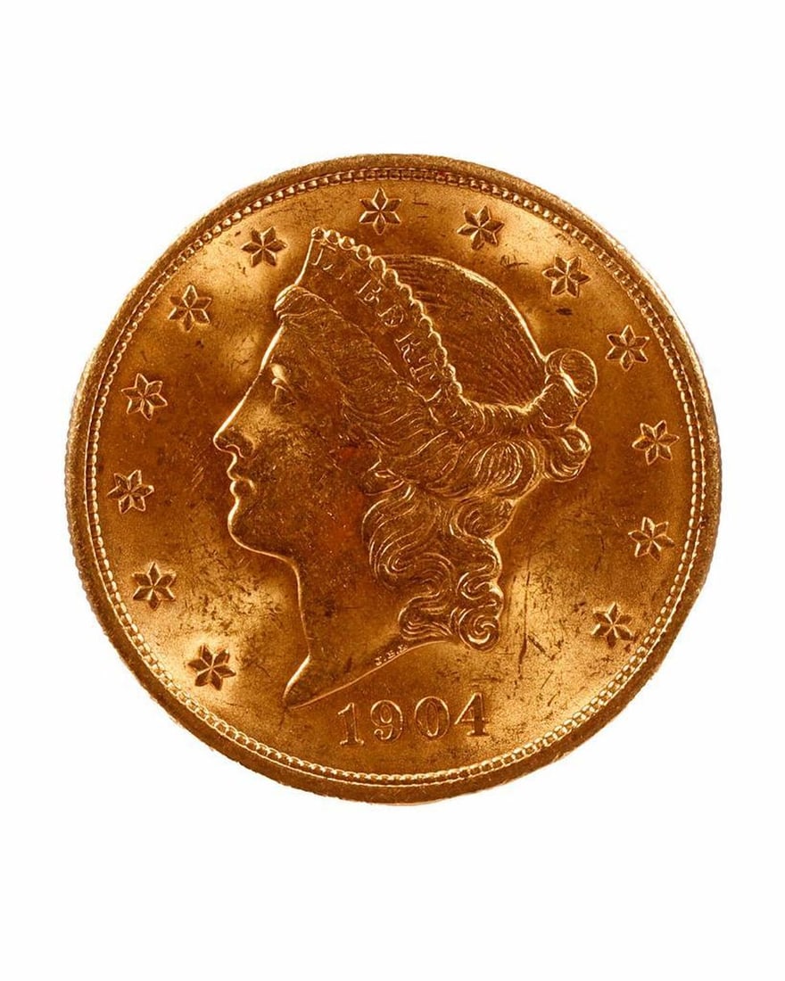 1904 Liberty Head $20 Dollar Gold Coin (1 of 2)