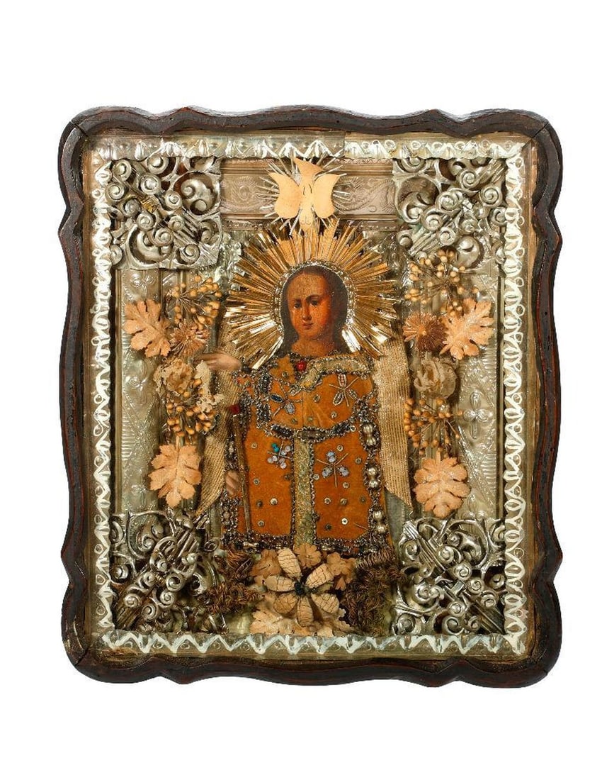 An Icon of a Guardian Angel, in Kiot. (1 of 2)