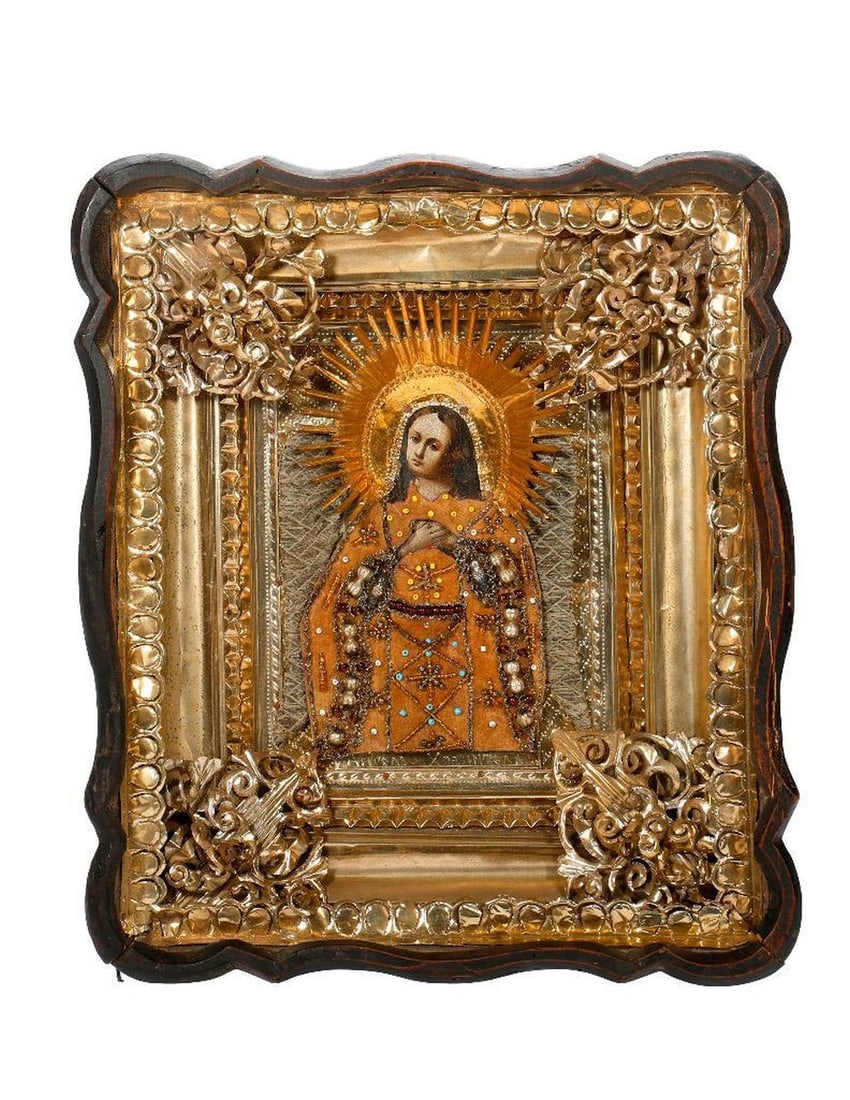 An Icon of a Guardian Angel, in Kiot. (1 of 2)