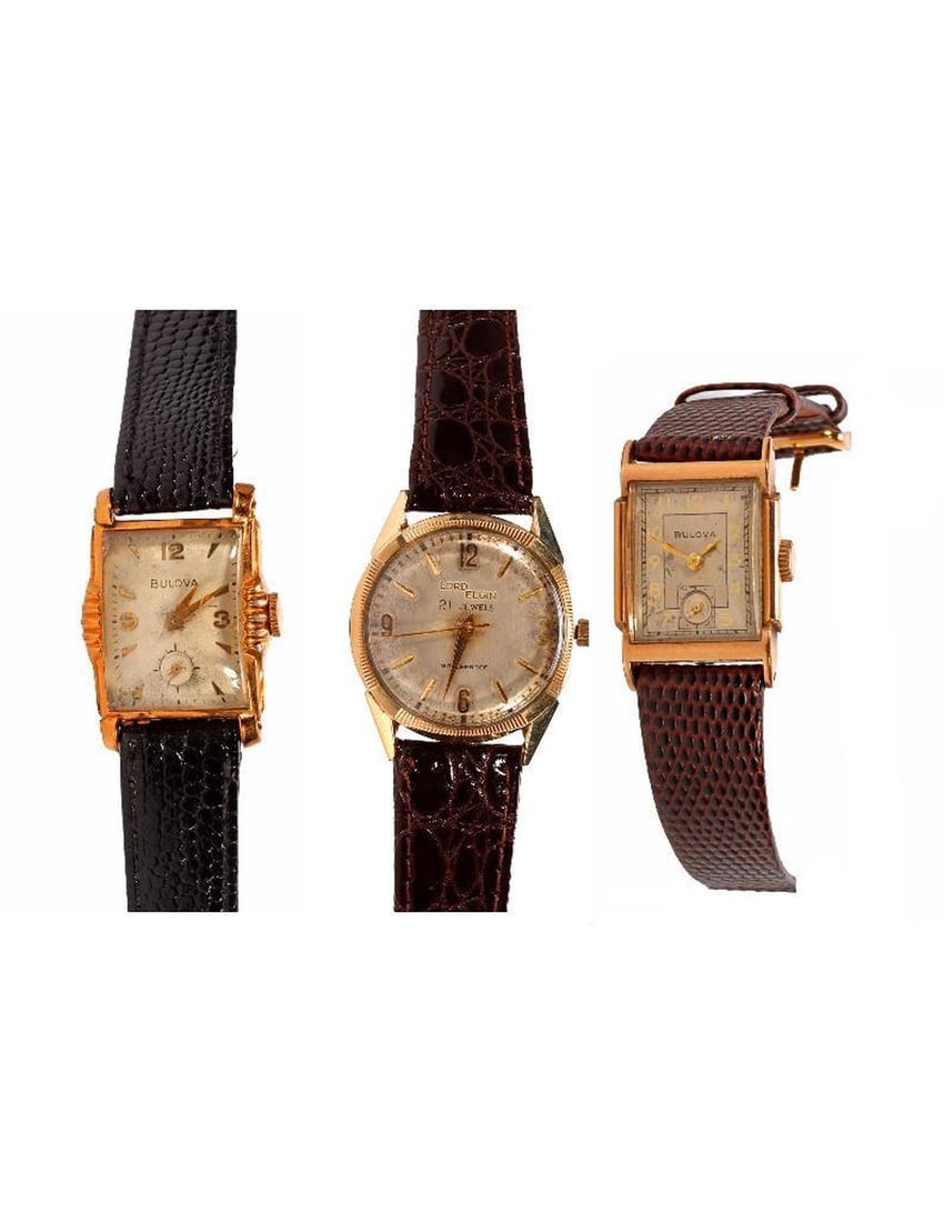 Three Vintage Bulova Men's Watches (1 of 6)