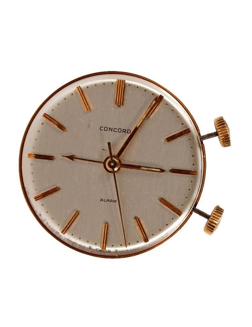 Vintage Concord Alarm Movement Watch: Vintage Concord Alarm Movement Watch. NOTE: All watches are sold as is regardless of functionality. Please examine the provided photos to thoroughly evaluate each piece. All watches in the sale have b