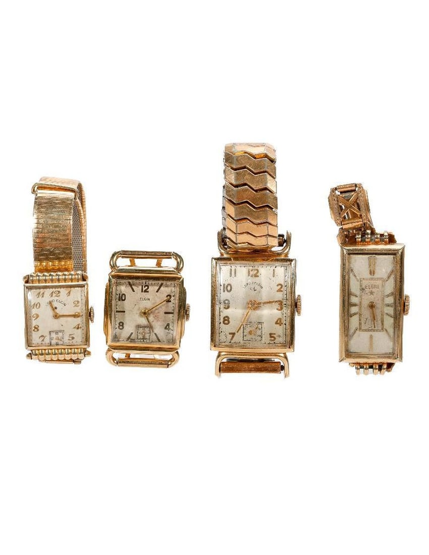 Four Vintage Elgin Watches (1 of 6)