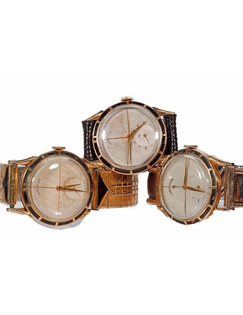Three Vintage 1952 Lord Elgin Clubman Watches (1 of 2)