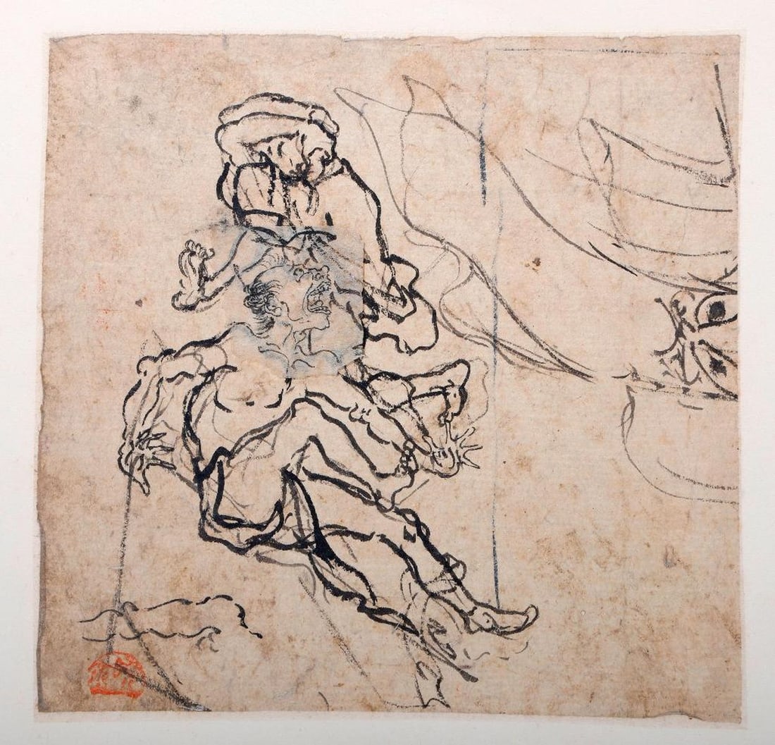 Japanese Woodblock Preparatory Drawings (1 of 3)