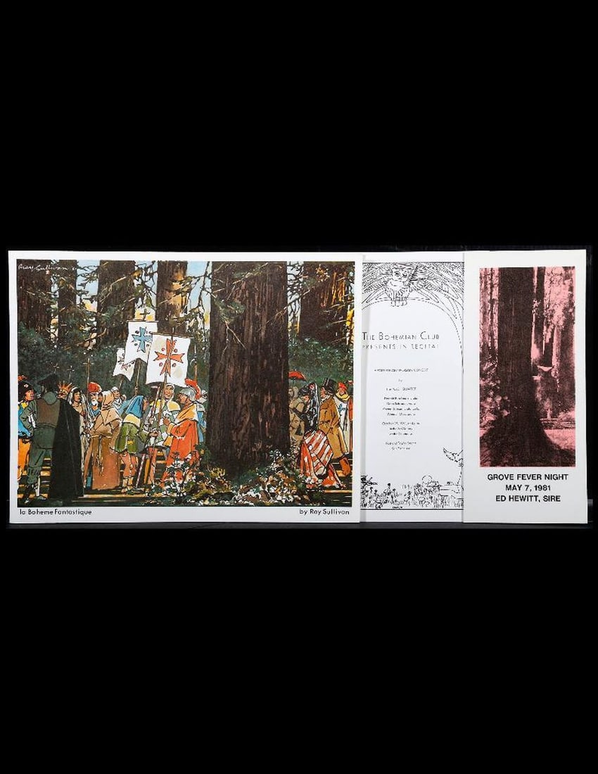 Bohemian Club Special Event Programs (3), Grove Fever/Recital, 1980s. (1 of 3)