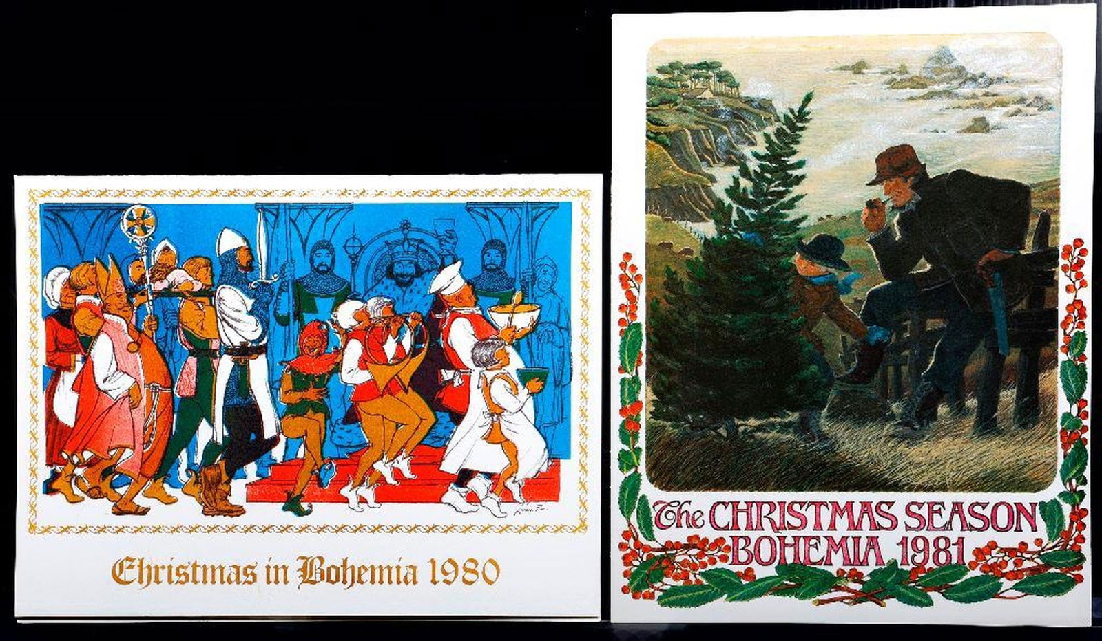 Bohemian Club Christmas Programs, 1980-1981. (1 of 2)