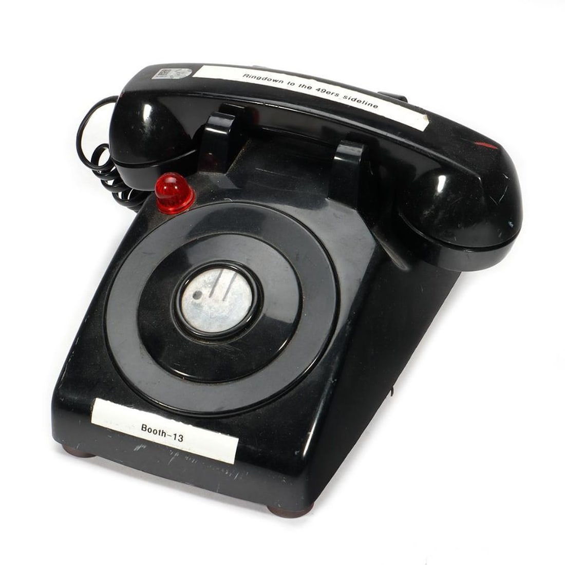 SF 49ers Candlestick Park Coach's Booth Phone to Sideline (HZ456163).: SF 49ers Candlestick Park Coach's Booth Phone to Sideline (HZ456163). Condition Report: All lots are sold as is and where is. Turner Auctions + Appraisals, LLC provides condition reports upon request 