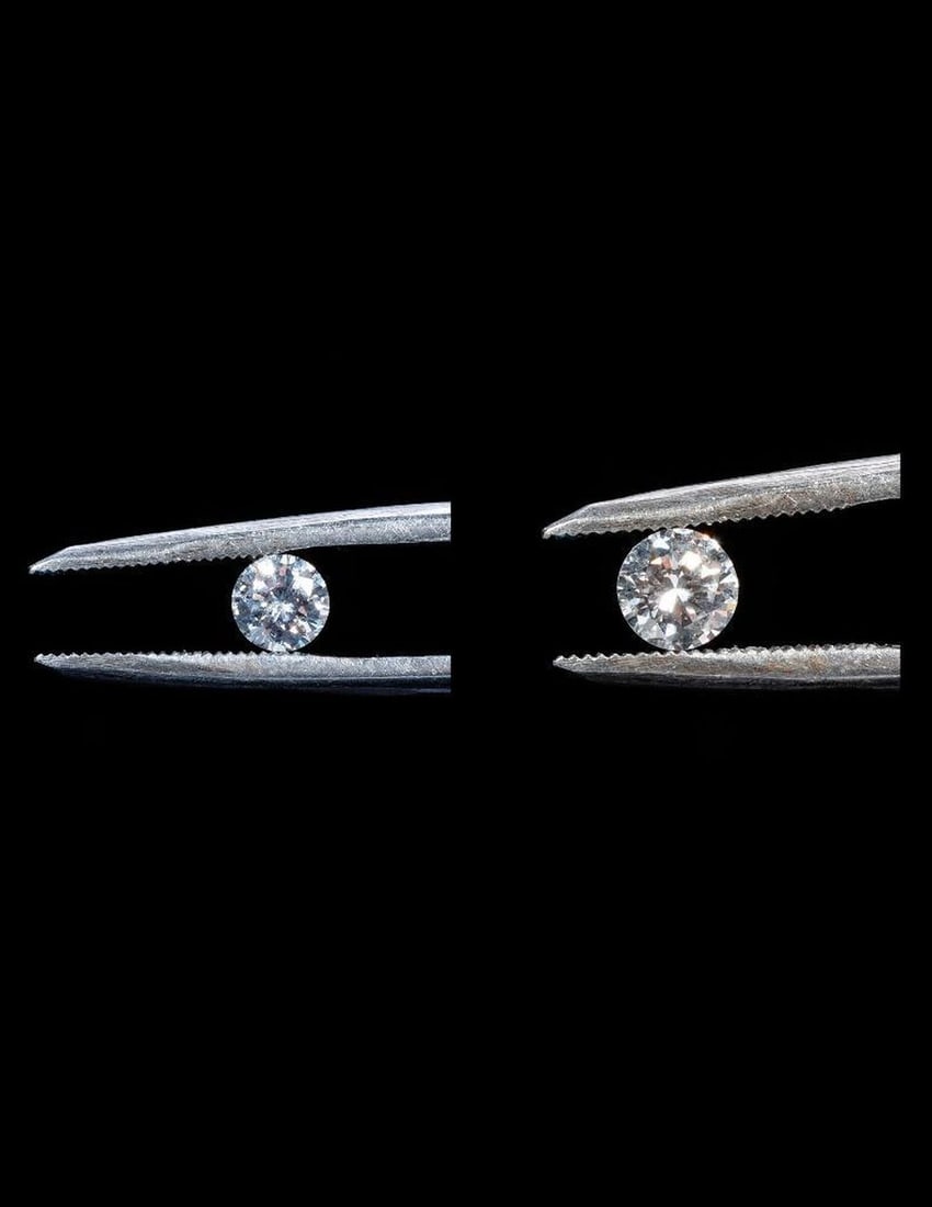 A pair of unmounted diamonds (1 of 7)