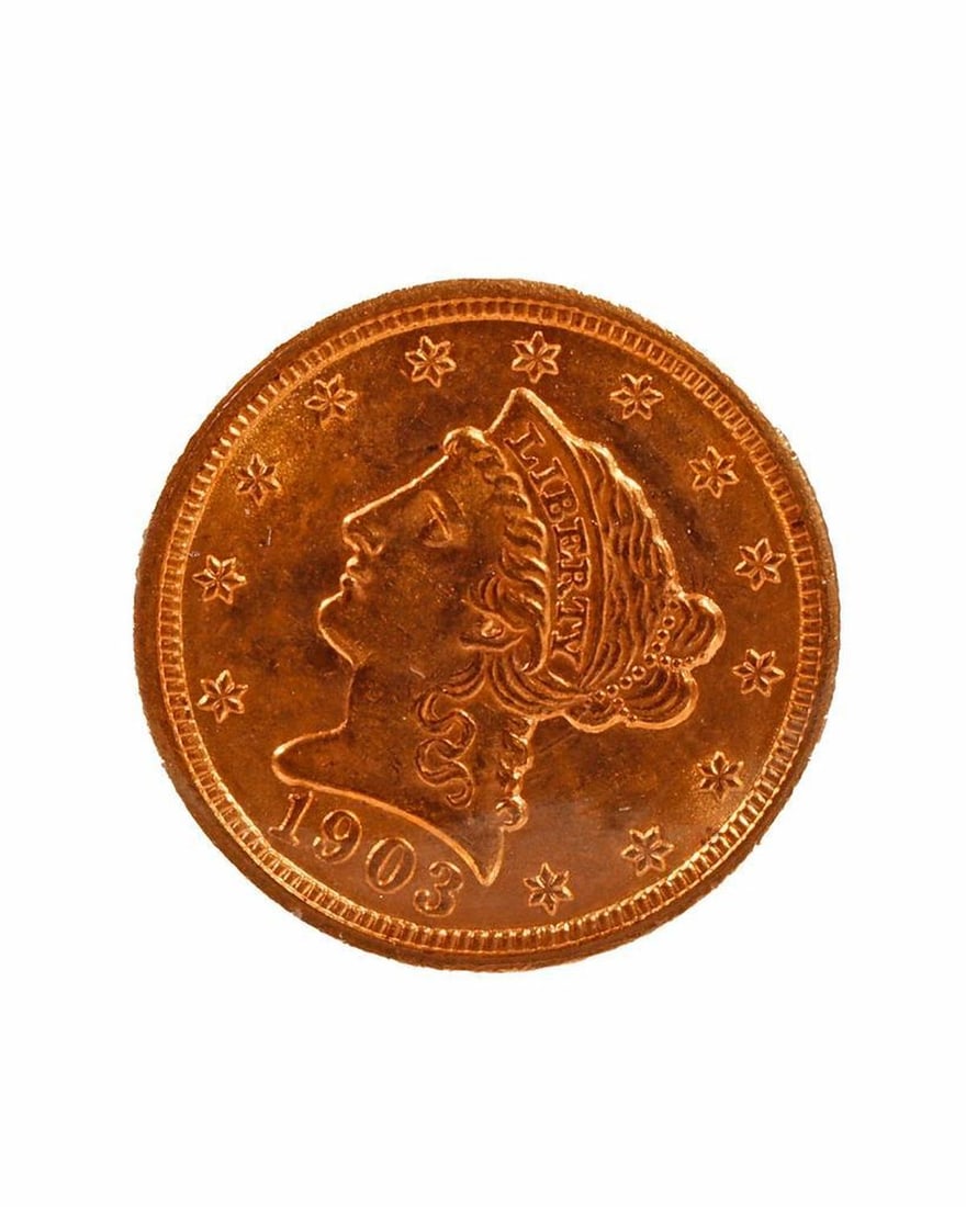 1903 Liberty Head $2 1/2 Gold Coin (1 of 2)