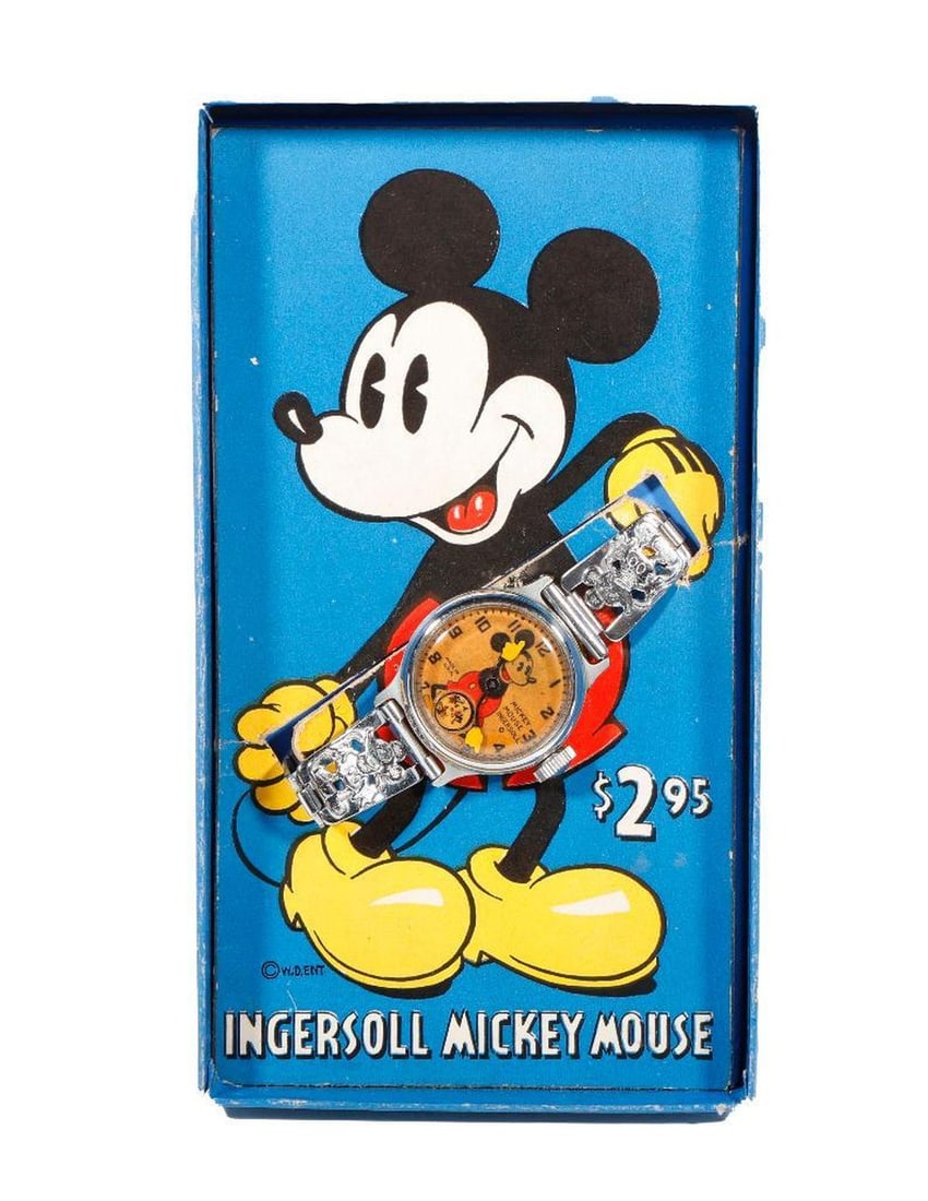 Vintage Ingersoll Mickey Mouse Watch with Box (1 of 3)