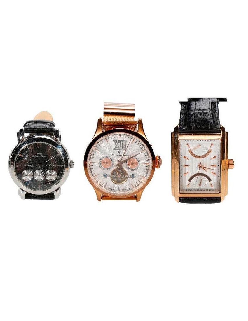 Three Oversized Watches, Hurlingham and others (1 of 7)
