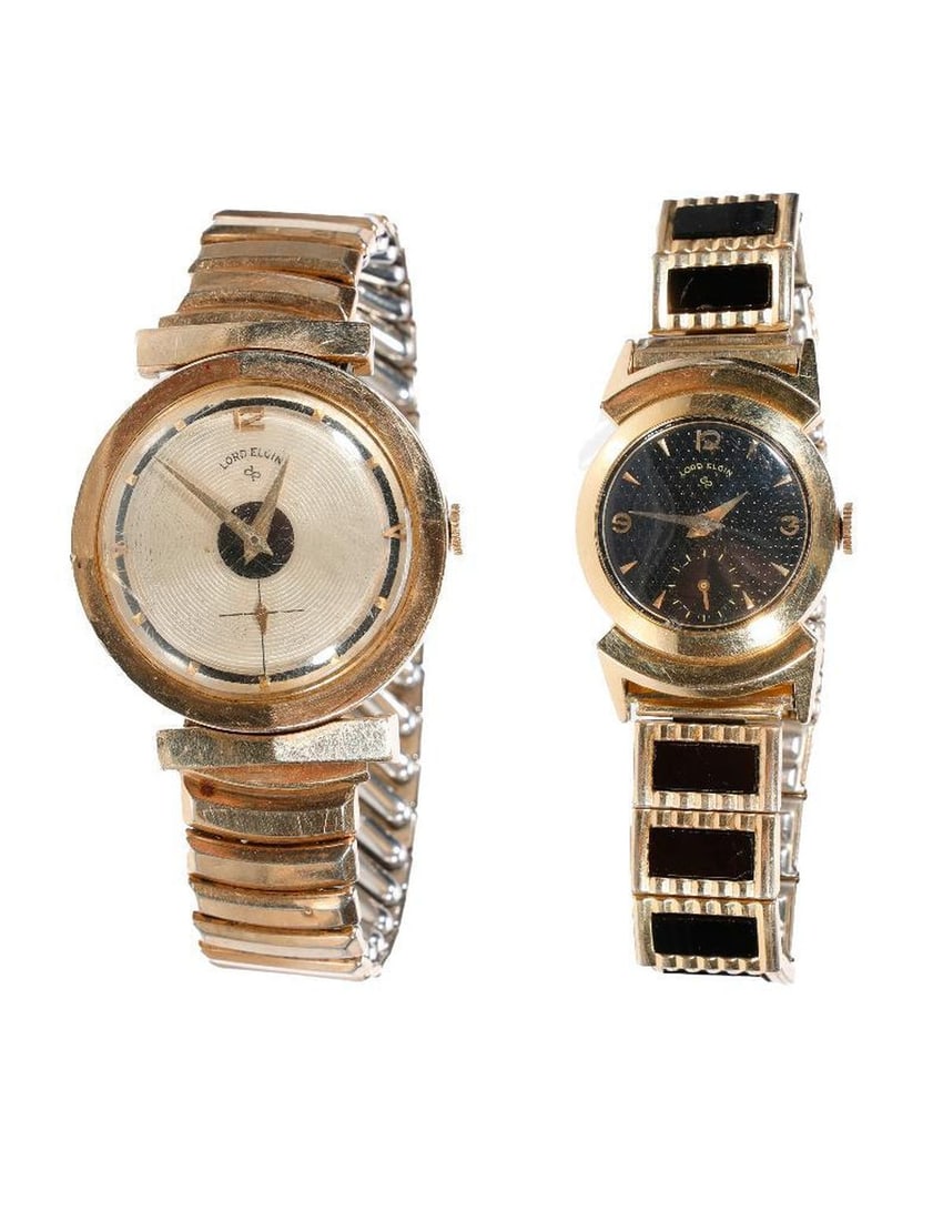 Two Vintage Lord Elgin Watches (Not Working) (1 of 4)