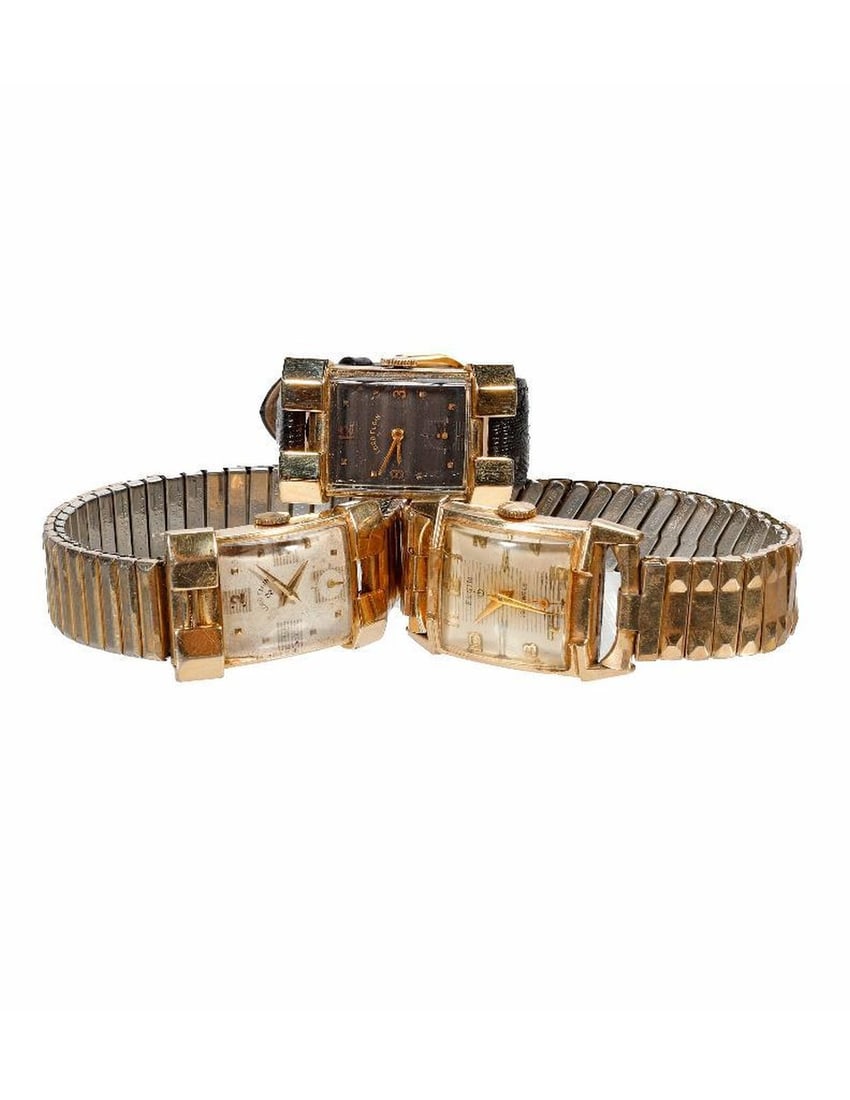 Three Vintage Elgin Watches (Not Working) (1 of 2)