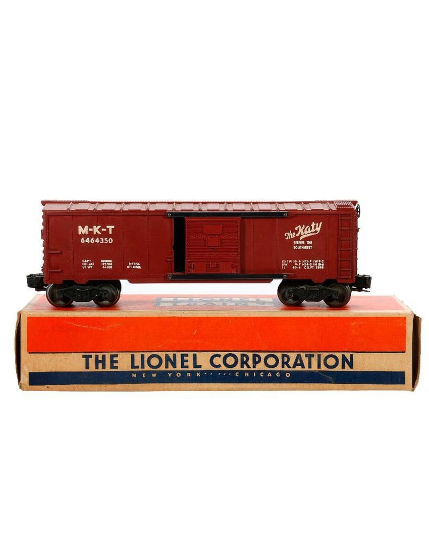 Lionel O Gauge Postwar 6464-350 MKT Box Car: Lionel O Gauge Postwar 6464-350 MKT Box Car in ...