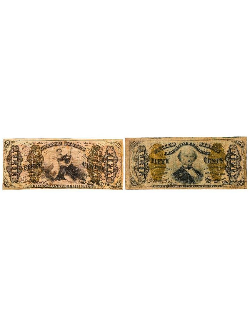 U.S. Fractional Currency Notes (4). (1 of 4)