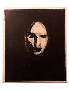 Nathan Oliveira (1928-2010): Artist: Nathan Oliveira (1928-2010). Title/Description: "Faces II." Signature: In pencil lower left. Edition: 11/20. Date: 1966. Medium: Lithograph. Size: 26 1/2" x 22 1/8" (frame 27 3/4" x 24") Condi