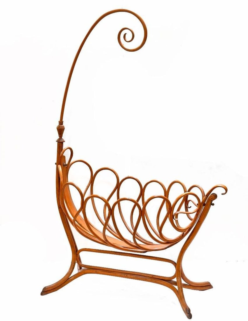 Bentwood Cradle, Late 19th/Early 20th Century (1 of 2)