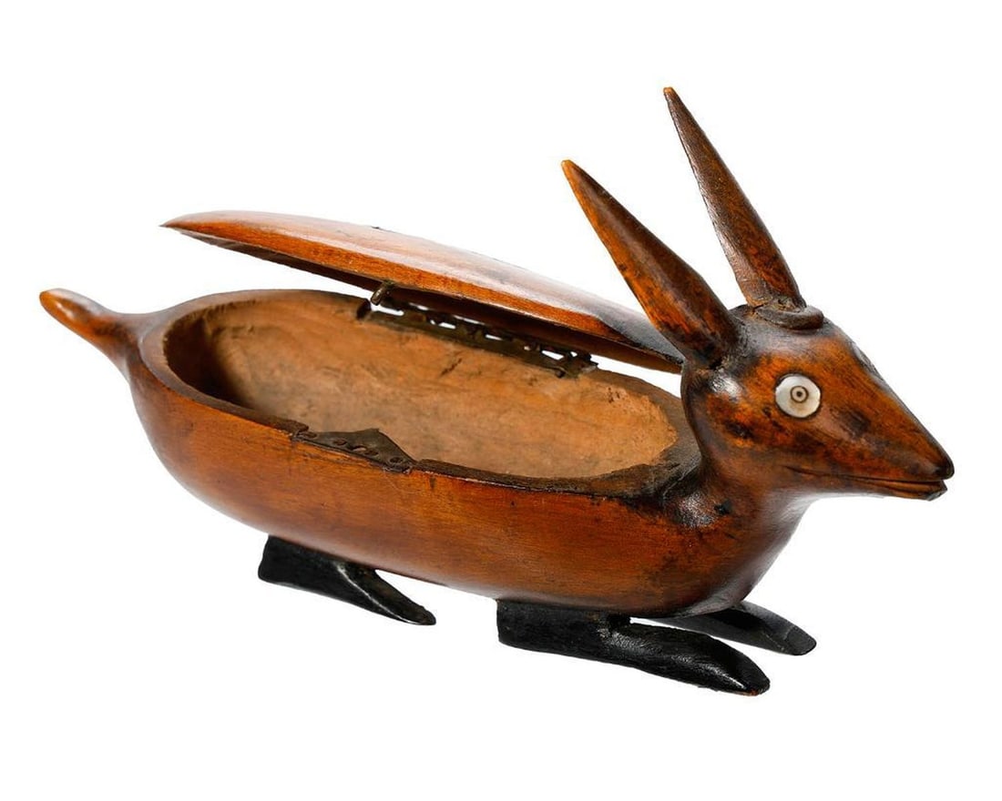 Greek Folk Art Carved Box (Early 20th Century) (1 of 3)