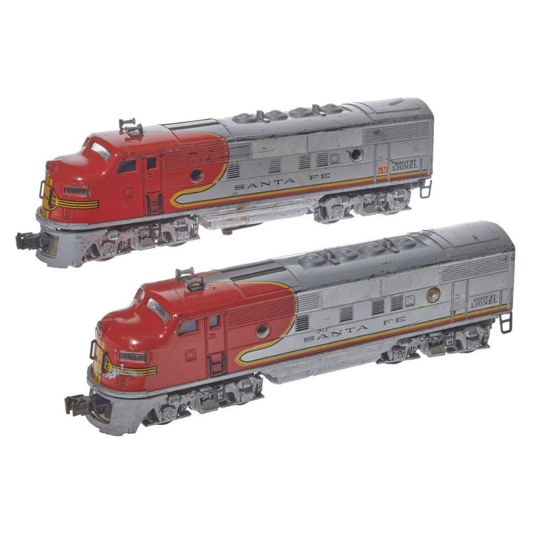 Lionel O Gauge Postwar 2333 Santa Fe F-3 A-A Diesel Locos (1 of 2)