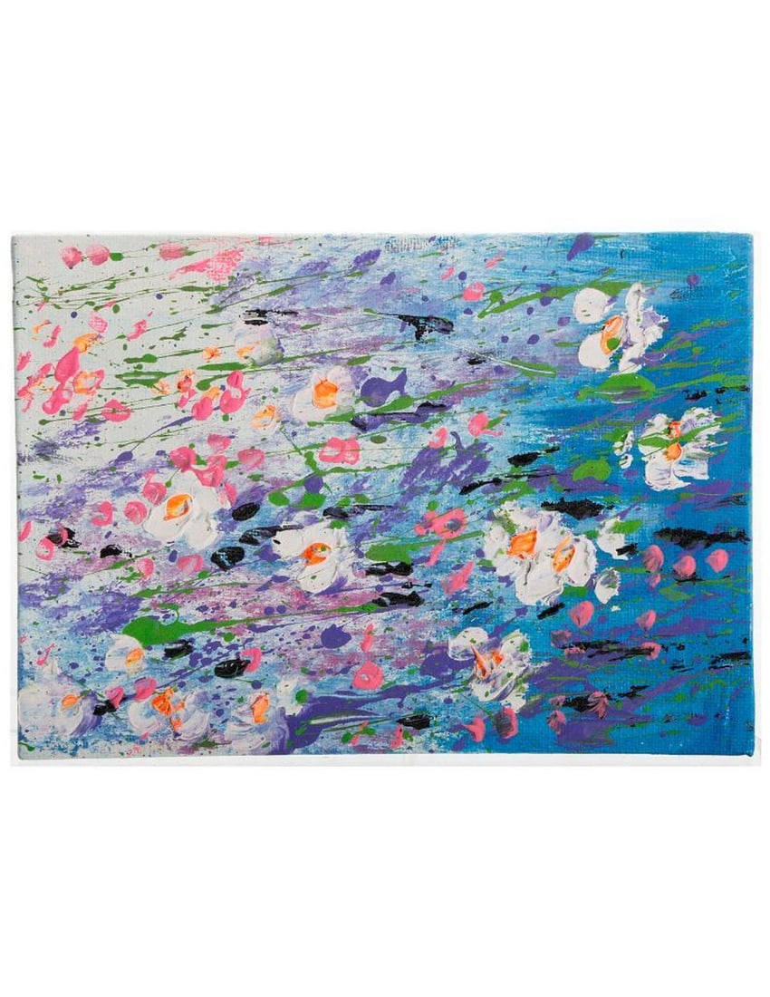 Four Small Floral Paintings (1 of 8)